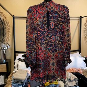 Stone Cold Fox High Neck Mini Dress